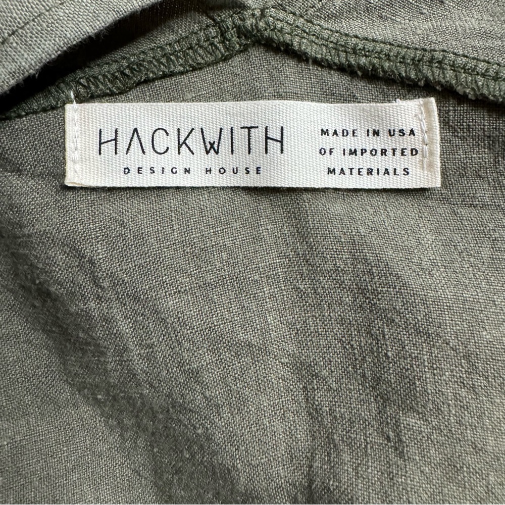 Hackwith Design House Easy Jacket Dark Green Line… - image 4